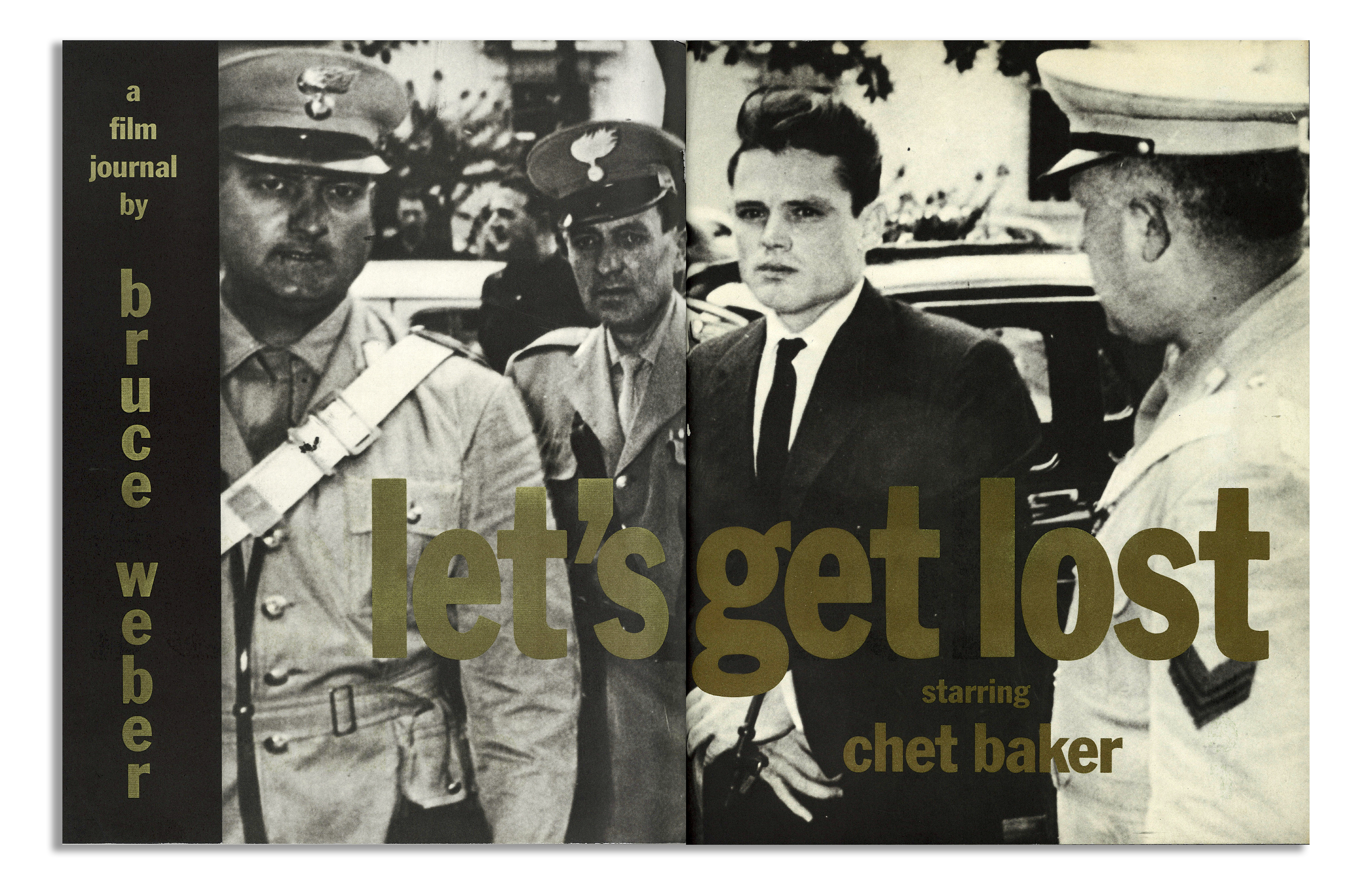 Let's Get Lost: A Film Journal by Bruce Weber